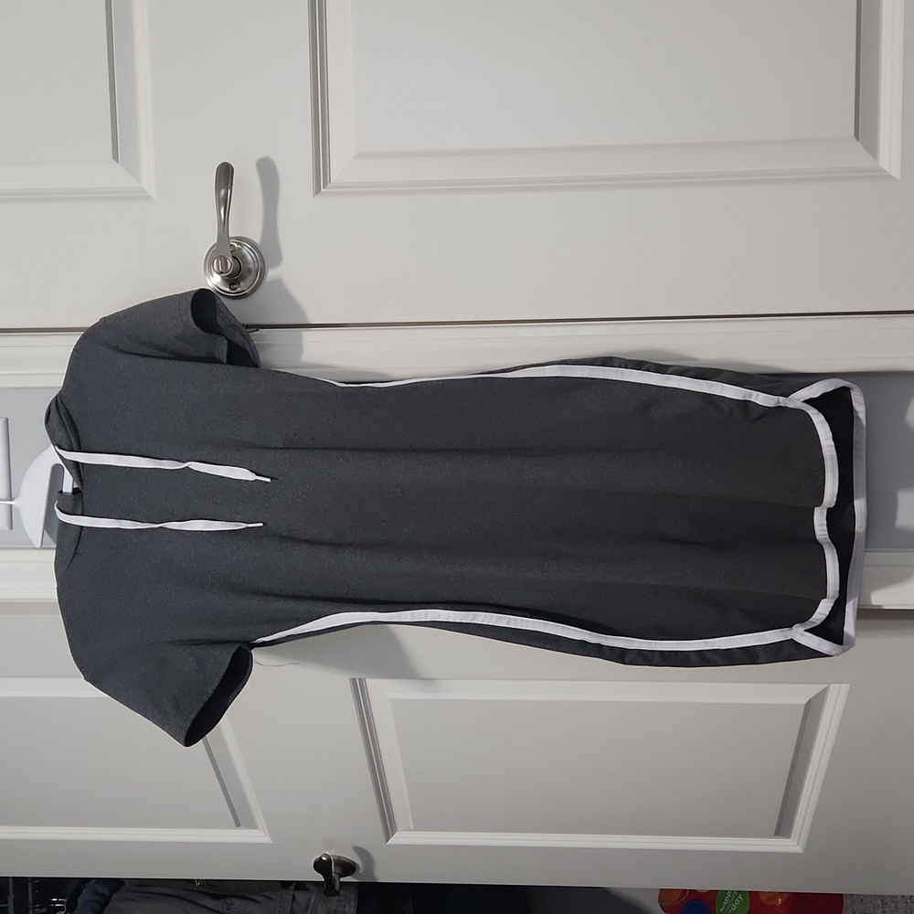 Grey Bodycon Casual Dress With Hood